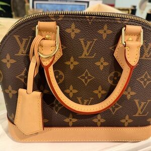 Louis Vuitton Brown and Tan Mini Bag